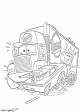 Disney Cars coloring Page sketch template