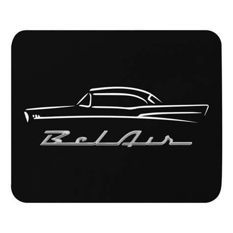 1957 Chevy 57 Belair Bel Air Outline Antique American - Etsy