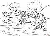 Dibujo De Caimán Para Colorear  Dibujos Imprimir Gratis sketch template