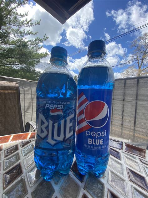 Pepsi Blue Past to Pepsi Blue Present : r/Pepsi