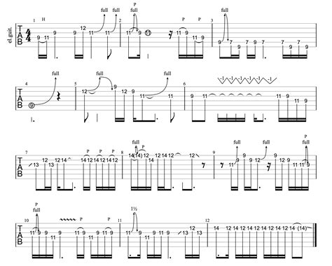 Yellow Ledbetter Solo (Tab, Chords & Scales) - Pearl Jam