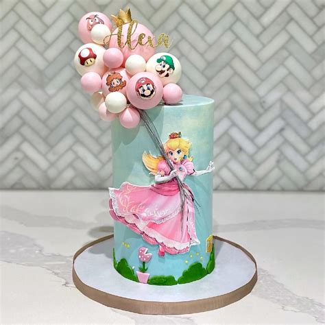 Princess Peach cake : r/Baking