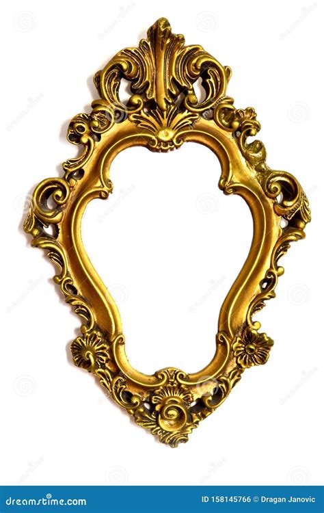 Antique mirror frame stock photo. Image of blank, frame - 158145766