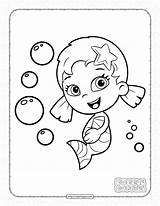 Bubble Guppies Oona Coloring Pages sketch template