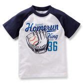 Raglan sleeves make this baseball theme tee so cute. Your sporty little guy will love the ...