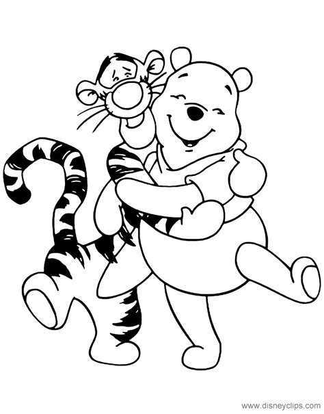 Winnie the Pooh & Friends Coloring Pages 5 | Disneyclips.com