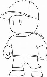 Mr Stumble Coloring Page  ColoringAll sketch template