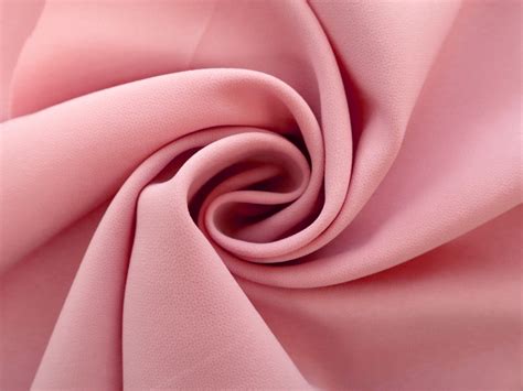 Polyester Stretch Crepe in Light Pink | B&J Fabrics