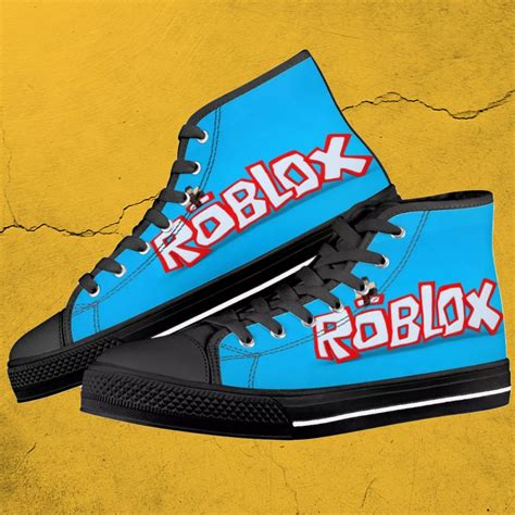 Roblox shoes. Roblox high tops sneakers. Men's | Etsy