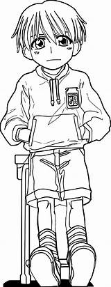 Printable Anime Boy Coloring Pages  Free Templates sketch template