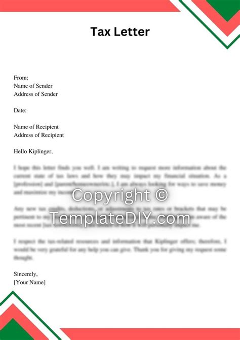 a letter that is being used to write an application for the tax statement in this document