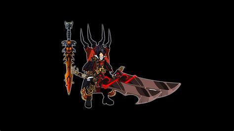 AQW Getting the Necrotic Swords of Doom and the dual Necrotic Swords of ...