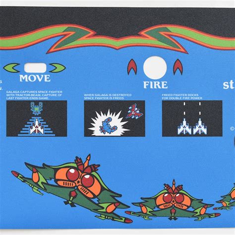 Galaga Side Art Set and Kickplate Decal Set | Phoenix Arcade | #1 Source for Screen Printed ...