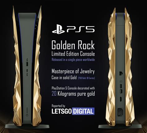 Sony PS5 Limited Edition with 20 kilograms of solid gold | LetsGoDigital