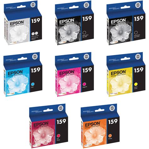 Epson 159 Ink Cartridge Set for Stylus Photo R2000 Printer B&H