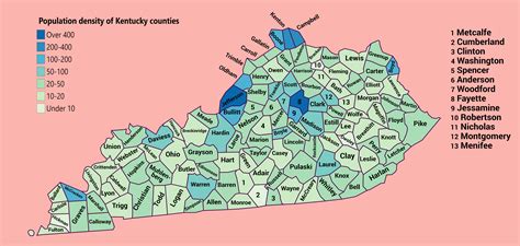 Kentuc County Map Printable