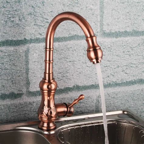 Aliexpress.com : Buy Kitchen faucet,Polished copper Chrome sink mixer ...