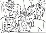 Daniel In The Lion Den Coloring Pages  Coloring Home sketch template