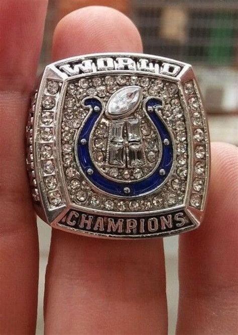 2006 Indianapolis Colts Super Bowl Championship Ring 18k Heavy | Etsy