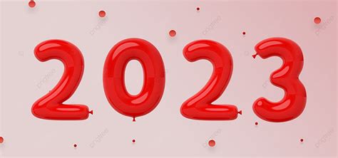 2023 Red Balloon Word Art Background, 2023, Wordart, Balloon Background Image And Wallpaper for ...