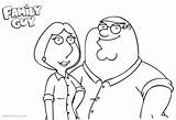 Family Guy Coloring Pages Peter And Lois  Free Printable sketch template