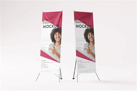 X-Banner Mockup - Mockup Free