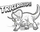 Dinosaurs Triceratops Coloring Pages sketch template