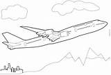Airplane Coloring Page  Home sketch template