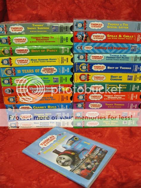 Lot 22 VHS video tapes Thomas & Friends Tank Engine Train 1 DVD PHOTOS!!