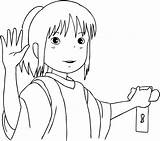 Spirited Away Coloring Pages Colouring Book Printable Detailed Line  sketch template