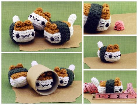 Musubi Cat Amigurumi Plush by pocket-sushi on deviantART | Cat amigurumi, Sewing stuffed animals ...