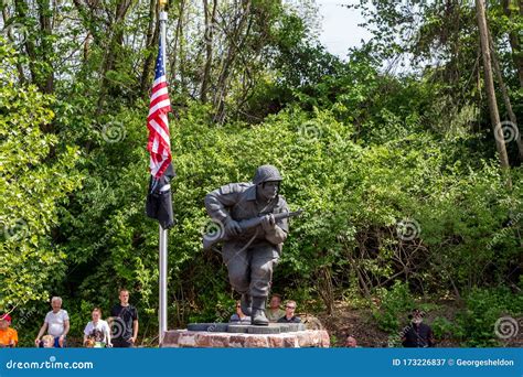 The Major Richard Winters Statue Dedication Editorial Photo ...