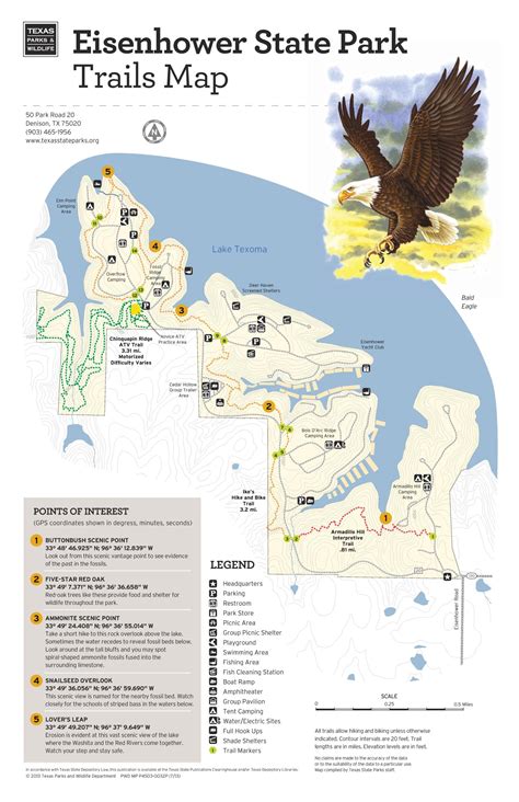 Eisenhower State Park:Trails Map - The Portal to Texas History