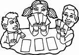 Deck Of Cards Coloring Pages Coloring sketch template