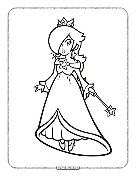 How To Draw Rosalina Super Mario Coloring Pages Mario Coloring Pages | Porn Sex Picture