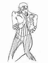 Michael Jackson Coloring Pages sketch template