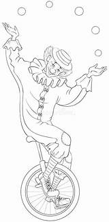 Clown Juggling Coloring Page Pages Of Juggler  sketch template