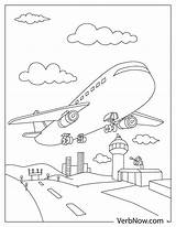 Free AIRPLANE Coloring Pages For Download Printable PDF sketch template
