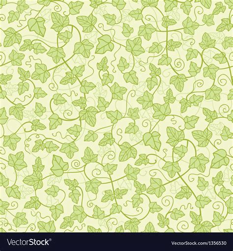 Ivy plants seamless pattern background Royalty Free Vector