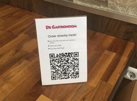 QR codes in your restaurants - Cashdesk