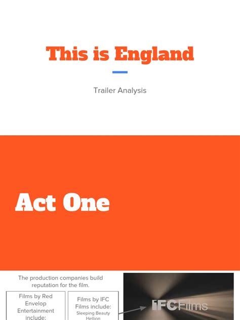 This Is England Trailer Analysis | PDF | Entertainment (General)