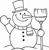 Blank Snowman Coloring Pages At GetDrawings  Free Download sketch template