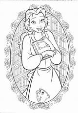 Belle Disney Princess Coloring Pages To Print sketch template