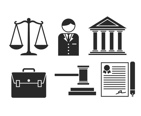 Lawyer Vector Icon Set Vector Art & Graphics | freevector.com