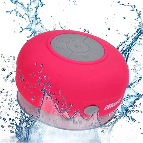 2BOOM Aqua Jam Portable Bluetooth Wireless Water Resistant Shower ...
