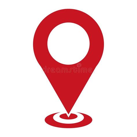 Map Pointer Icon | GPS Location Symbol | Map Pin Sign