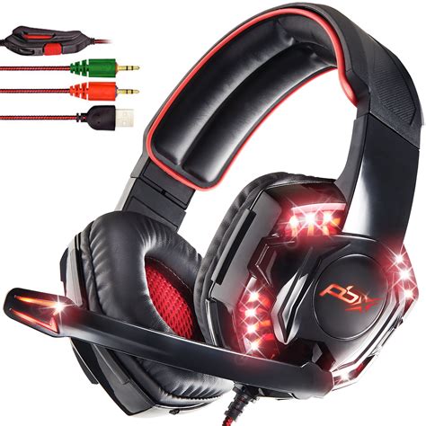 PBX Falcon 5 Elite Gaming Headset | Wired LED Headset with Boom ...