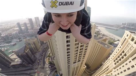 Taking on the XLine Dubai Marina - the 'world’s longest urban zipline’ - YouTube