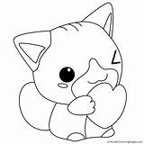 Squishy Coloring Page  Coloring Home sketch template
