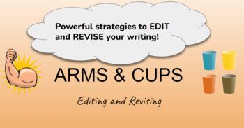 ARMS and CUPS Editing and Revising Strategy by jonpickles | TPT